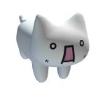 Geko Giko Niko White Cat