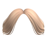 Curtain Bangs in Blonde